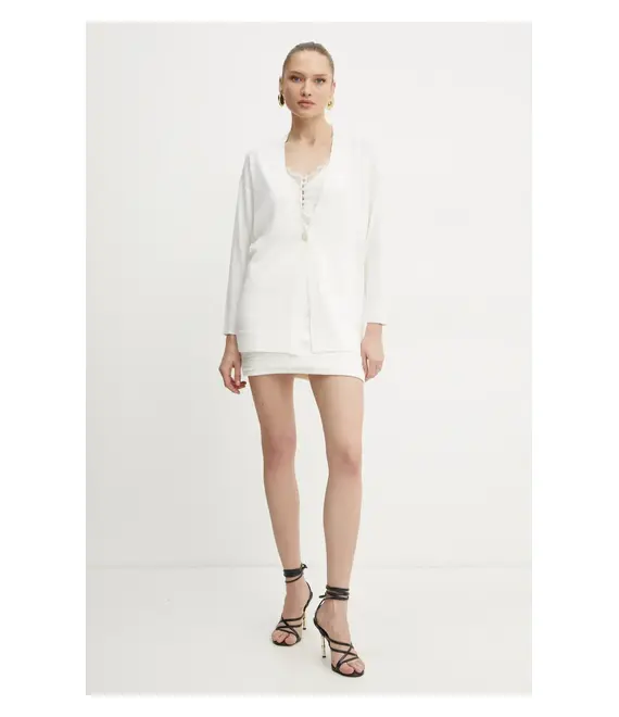 Top Marciano Guess χρώμα: μπεζ