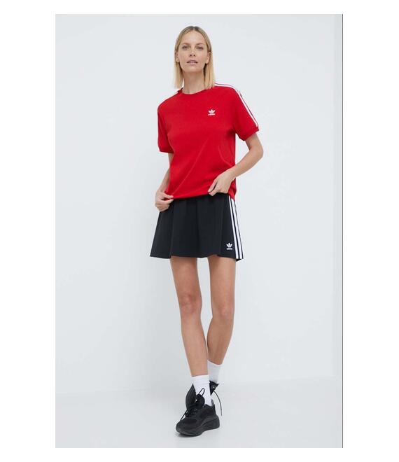 Μπλουζάκι adidas Originals 3-Stripes Tee χρώμα: κόκκινο, IR8050