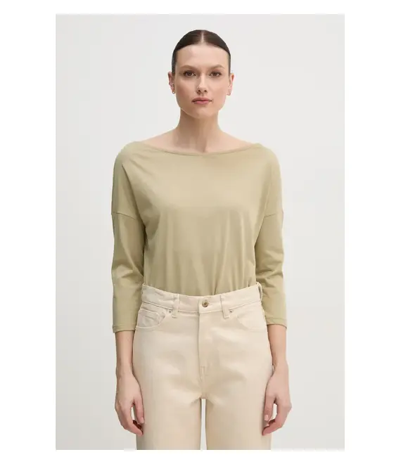 Μακρυμάνικο Sisley χρώμα: μπλε, 3QU4L12EE
