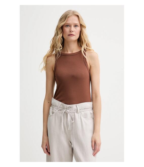 Top Levi's χρώμα: κίτρινο