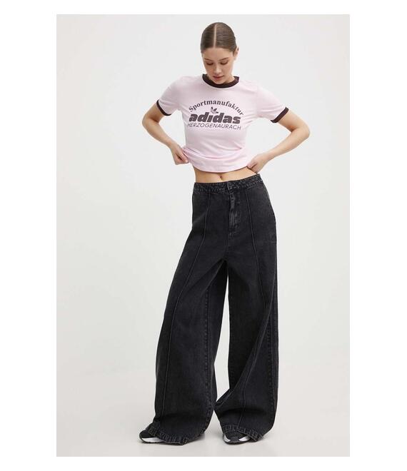 Μπλουζάκι adidas Originals χρώμα: ροζ, IR6087