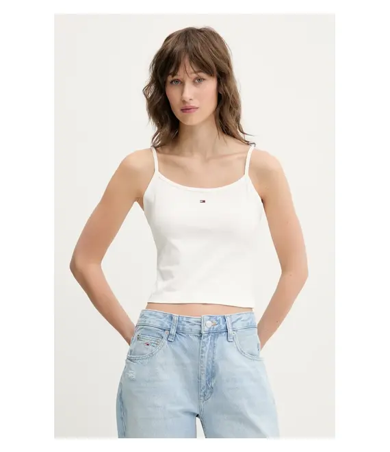 Top Tommy Jeans 2-pack χρώμα: πολύχρωμο, DW0DW18148