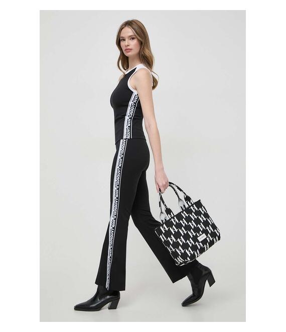 Top Karl Lagerfeld χρώμα: μαύρο