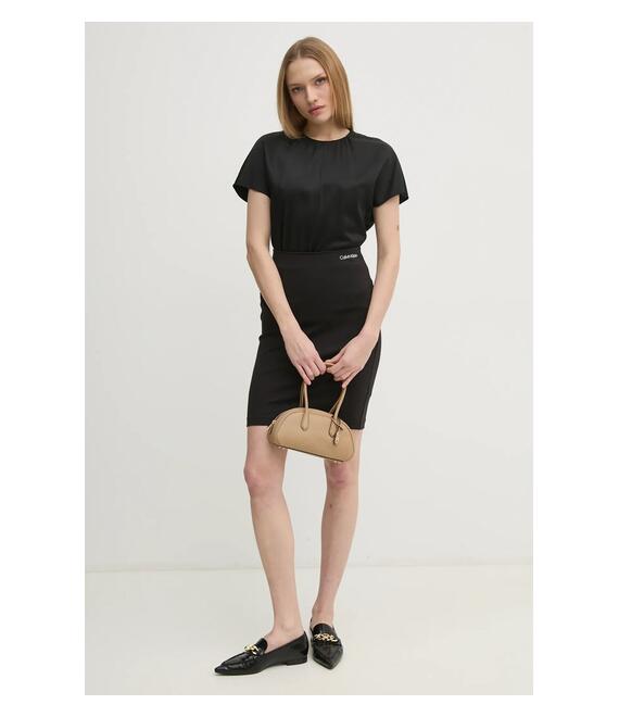Μπλουζάκι Calvin Klein χρώμα: μαύρο, K20K207839
