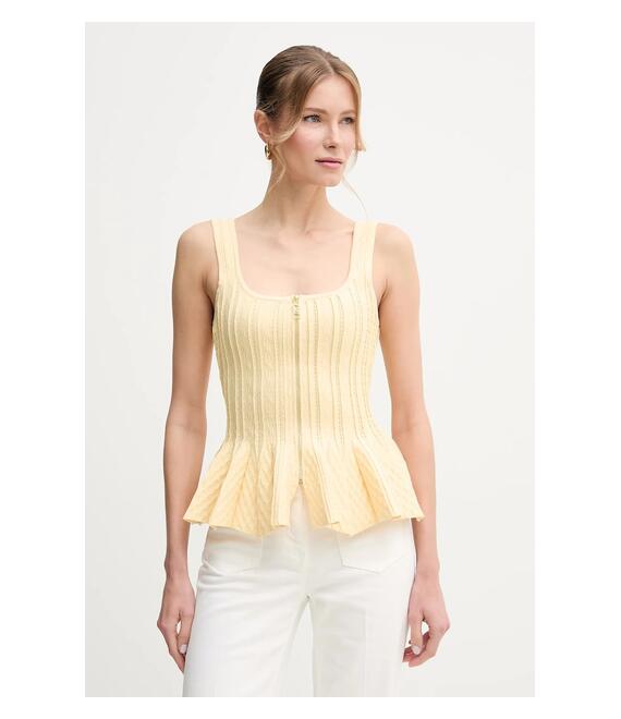 Top Elisabetta Franchi χρώμα: πράσινο, MK49B51E2