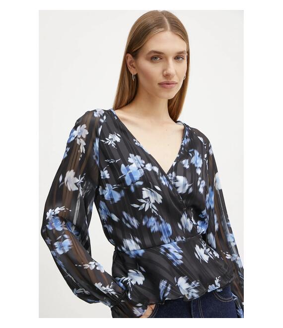 Μπλουζάκι Guess χρώμα: μαύρο, W5RH19 WGWV2