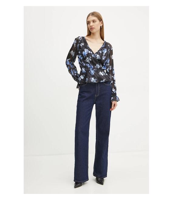 Μπλουζάκι Guess χρώμα: μαύρο, W5RH19 WGWV2
