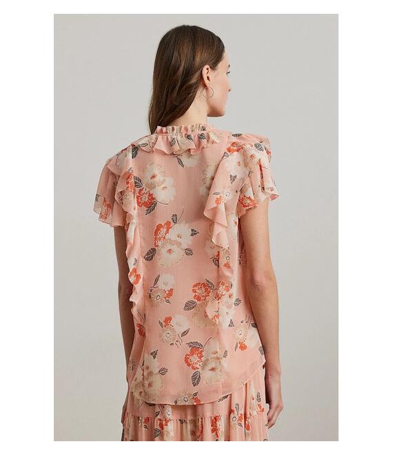 Μπλουζάκι Lauren Ralph Lauren χρώμα: ροζ, 200963698