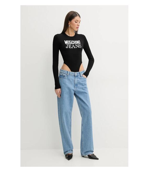 Κορμάκι Moschino Jeans χρώμα: μαύρο, 1181 3203