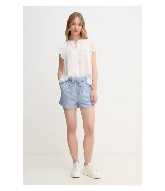Πουκάμισο Pepe Jeans DIALLO χρώμα: άσπρο, PL305028