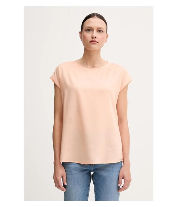 Μπλουζάκι United Colors of Benetton χρώμα: πορτοκαλί, 52M9DQ0BI
