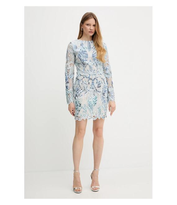 Μπλουζάκι Guess ANASTASIA χρώμα: τιρκουάζ, W5GH0T WHAD2