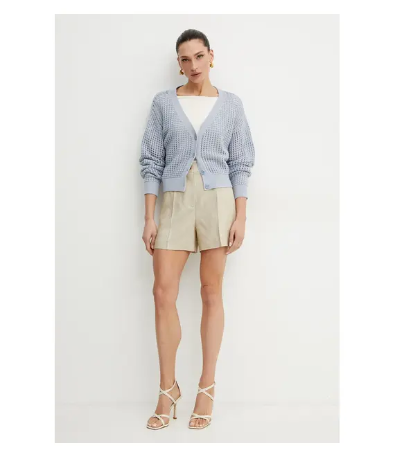 Μπλουζάκι Guess DOLMAN χρώμα: μπεζ, W5GP46 KACM2