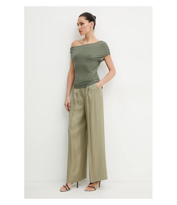 Μπλουζάκι Guess DOLMAN χρώμα: πράσινο, W5GP46 KACM2