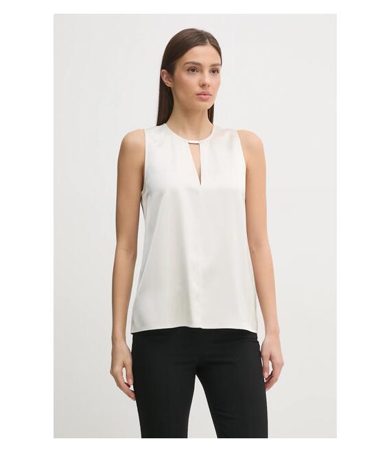 Μπλουζάκι Calvin Klein χρώμα: μπεζ, K20K208190