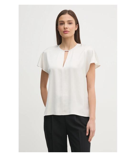 Μπλουζάκι Calvin Klein χρώμα: μπεζ, K20K208191