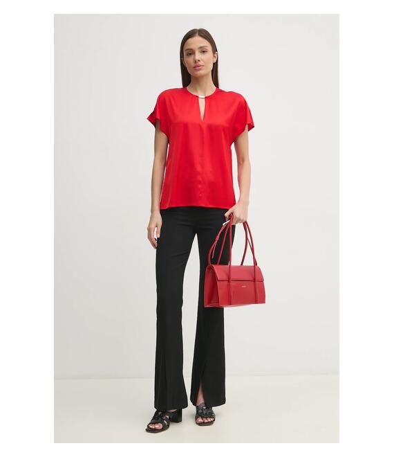 Μπλουζάκι Calvin Klein χρώμα: κόκκινο, K20K208191