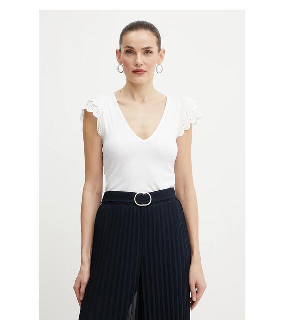 Μπλουζάκι Guess DAHLIA χρώμα: άσπρο, W5GP56 KCV52