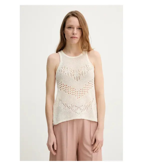 Top AERON KISMET χρώμα: μπεζ, TO479573