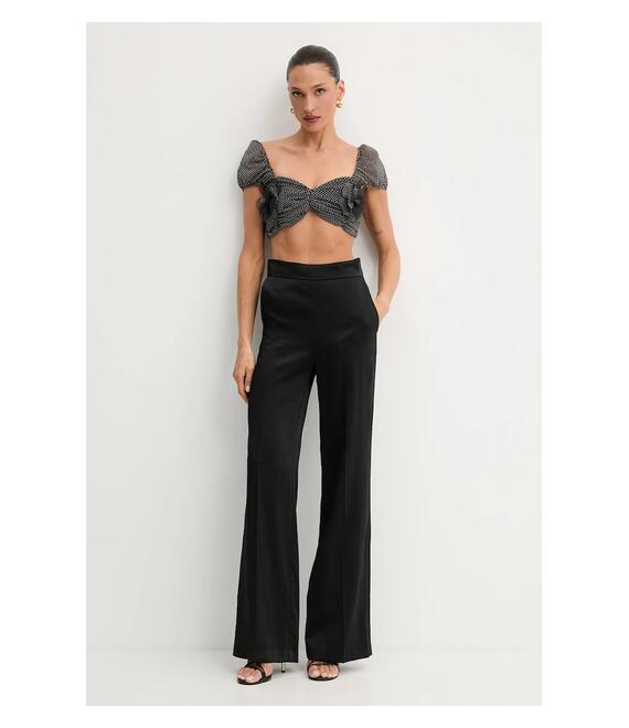 Top Elisabetta Franchi χρώμα: μαύρο, TO03652E2