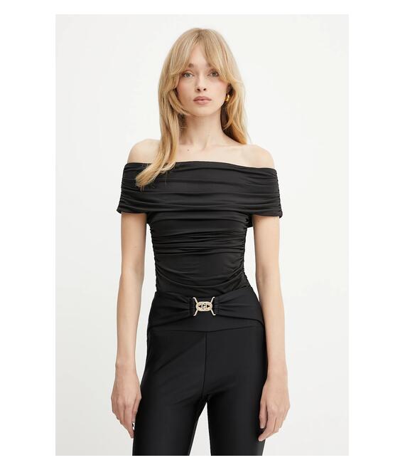 Μπλουζάκι Marciano Guess ALVA χρώμα: μαύρο, 5GGP04 6259A