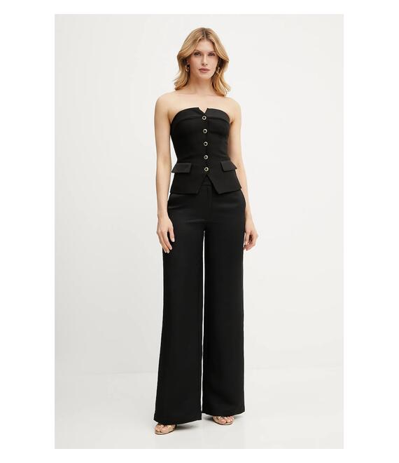 Top Marciano Guess VITTORIA χρώμα: μαύρο, 5GGH07 7300A