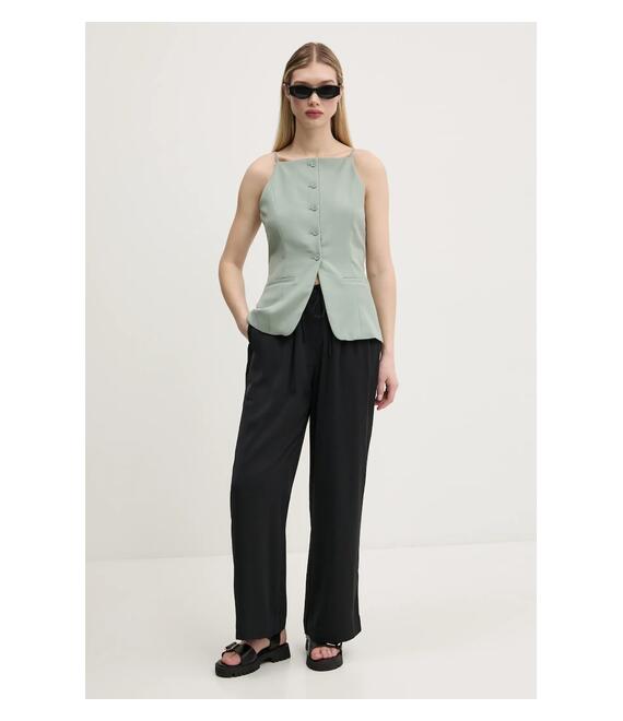 Top Abercrombie & Fitch χρώμα: πράσινο, KI140-5050