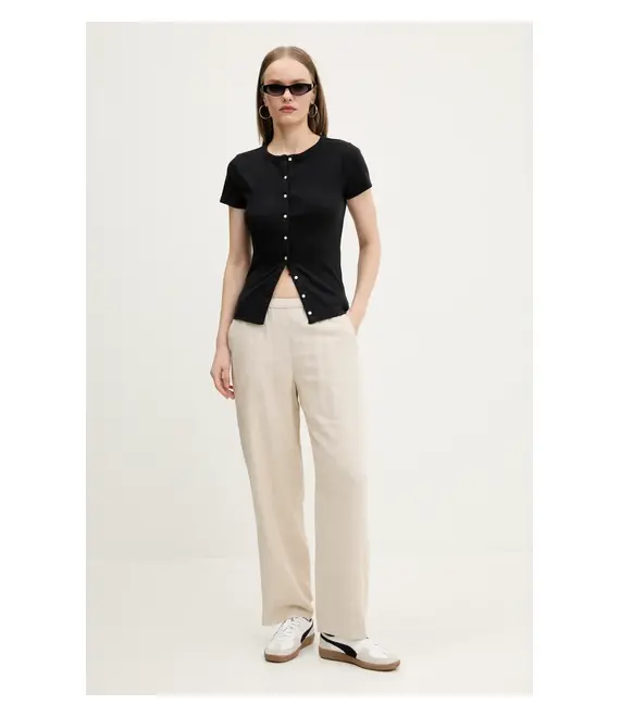 Μπλουζάκι Abercrombie & Fitch χρώμα: μαύρο, KI139-5293