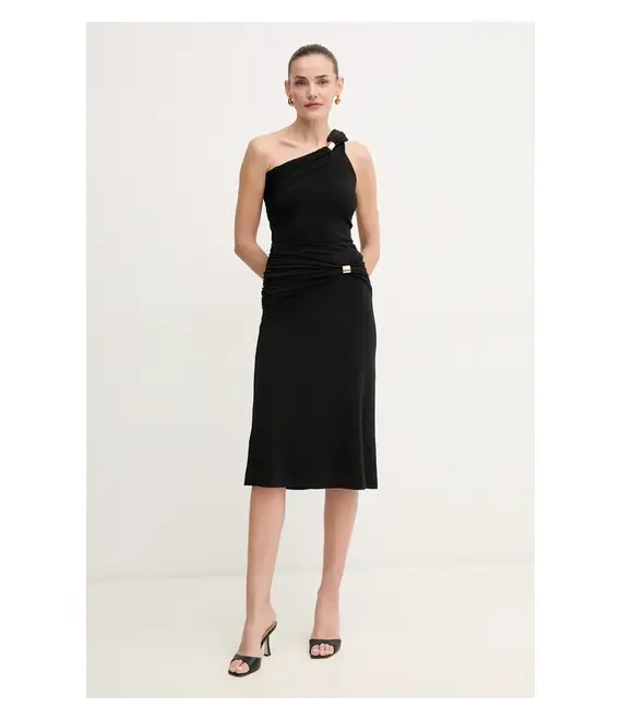 Μπλουζάκι Herve Leger Sofia χρώμα: μαύρο, RMJ1518808