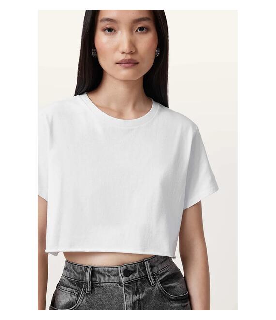 Βαμβακερό μπλουζάκι AllSaints SOPH χρώμα: άσπρο, W005JY