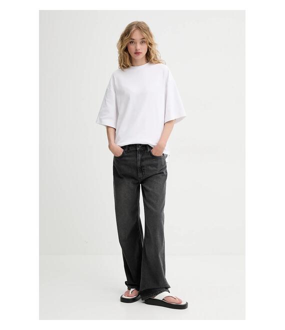 Βαμβακερό μπλουζάκι AllSaints AMELIE γυναικείο, χρώμα: άσπρο, W195JA