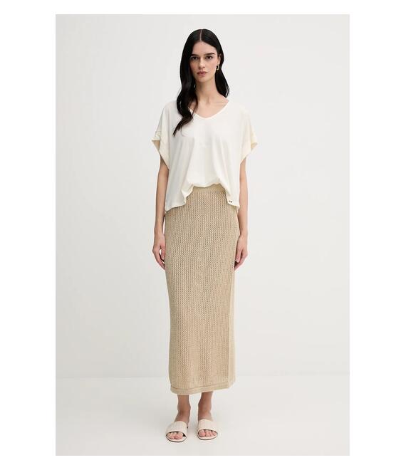 Μπλουζάκι United Colors of Benetton χρώμα: μπεζ, 3Q225M005