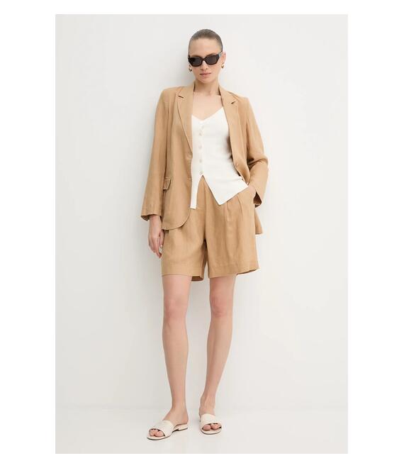 Μπλουζάκι Sisley χρώμα: μπεζ, 1084MH00G