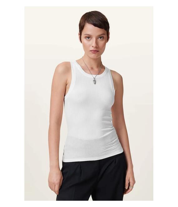 Top AllSaints RINA χρώμα: άσπρο, W235JB