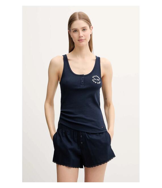 Top Tommy Hilfiger χρώμα: ναυτικό μπλε, UW0UW05791