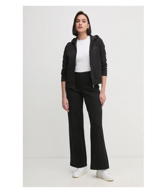 Μπλούζα Calvin Klein χρώμα: μαύρο, με κουκούλα, K20K207955