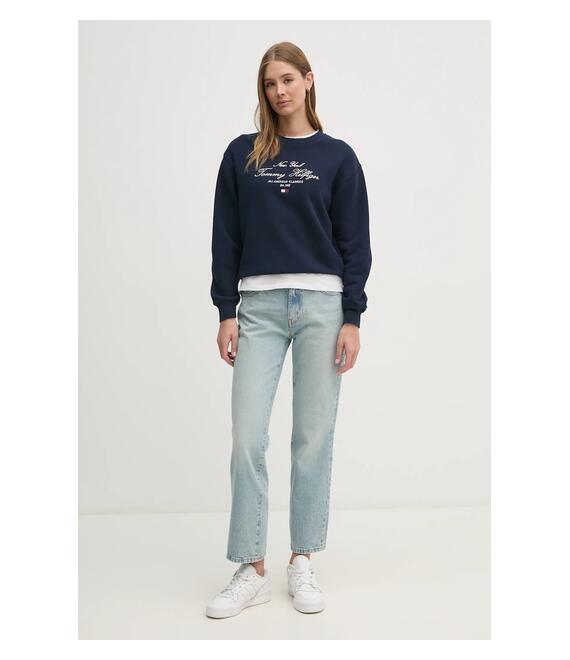 Μπλούζα Tommy Hilfiger χρώμα: ναυτικό μπλε, WW0WW43844
