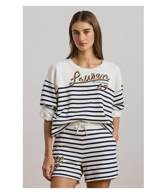 Βαμβακερή μπλούζα Lauren Ralph Lauren γυναικεία, χρώμα: άσπρο, 200957674