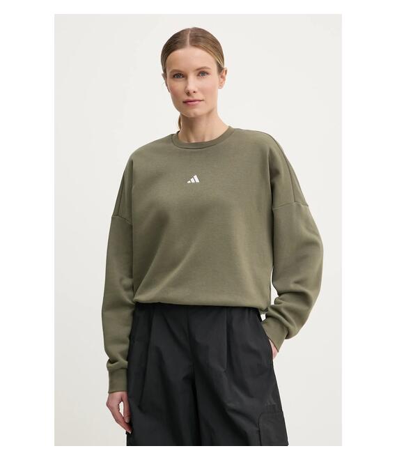 Μπλούζα adidas Essentials χρώμα: πράσινο, JI6064