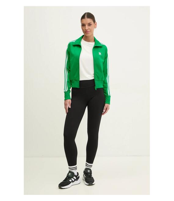 Μπλούζα adidas Originals Adicolor Classics Firebird χρώμα: πράσινο, JC8261