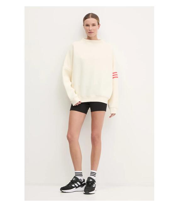 Μπλούζα adidas Originals Neuclassics χρώμα: μπεζ, JI8522