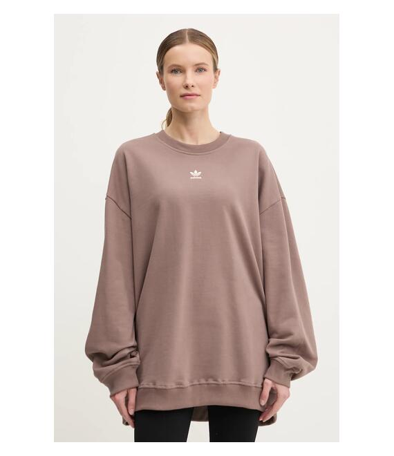 Μπλούζα adidas Originals Essential χρώμα: καφέ, JD1982