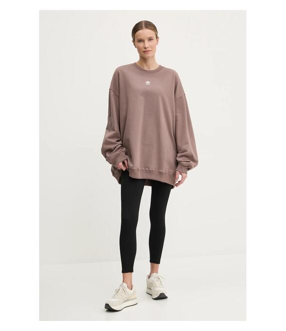 Μπλούζα adidas Originals Essential χρώμα: καφέ, JD1982