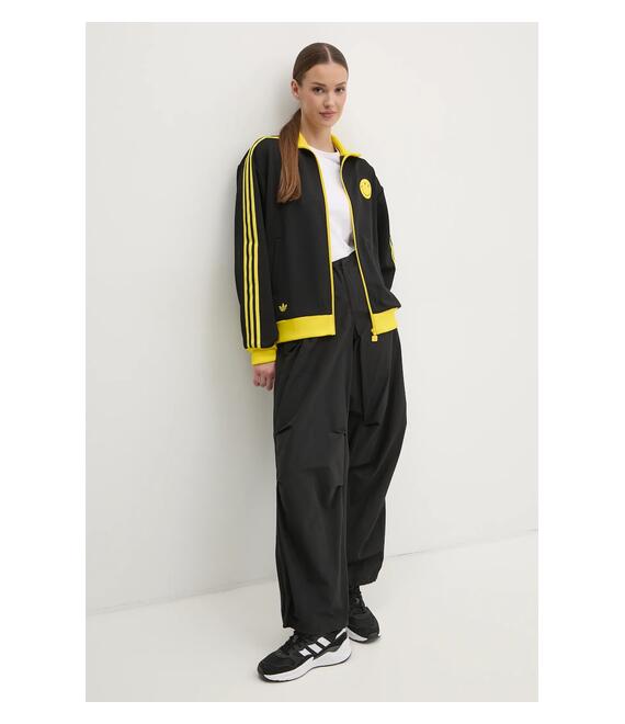 Μπλούζα adidas Originals X Smiley χρώμα: μαύρο, JD2736