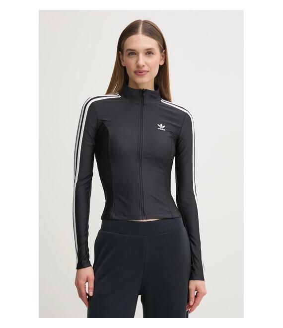 Μπλούζα adidas Originals 3S SLIM TT χρώμα: μαύρο, JD5025