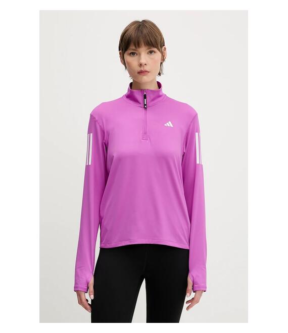 Φούτερ για τζόκινγκ adidas Performance Own The Run χρώμα: ροζ, JV5905