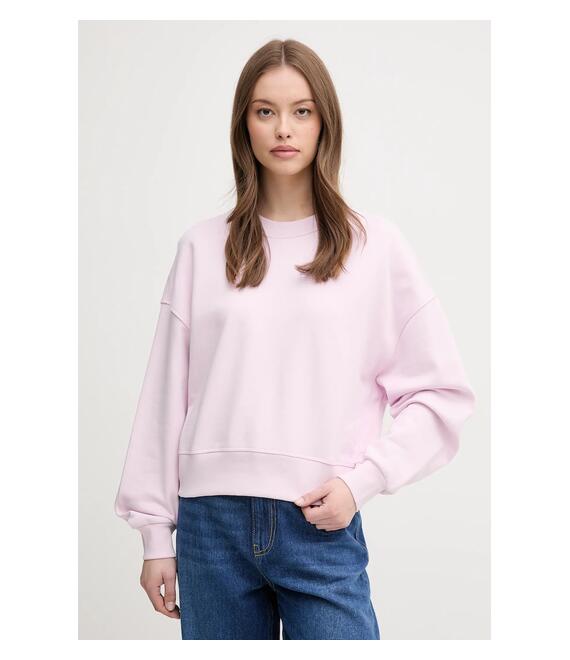 Βαμβακερή μπλούζα United Colors of Benetton γυναικεία, χρώμα: ροζ, 3UNID109A