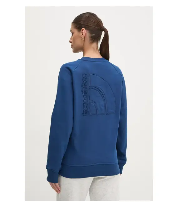 Βαμβακερή μπλούζα The North Face Relaxed γυναικεία, χρώμα: ναυτικό μπλε, NF0A8C39D1R1