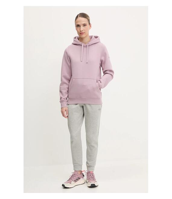 Μπλούζα Helly Hansen Elevate χρώμα: ροζ, με κουκούλα, 54238