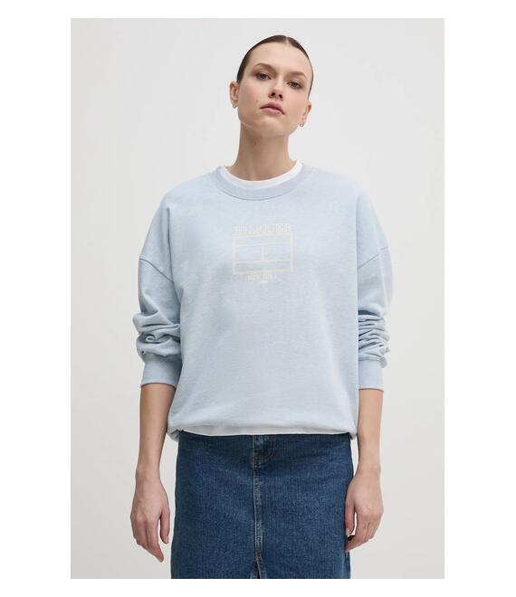 Μπλούζα Tommy Hilfiger χρώμα: μπλε, WW0WW44633